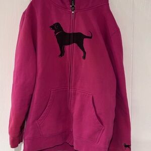 Kids Pink Dog Hoodie
